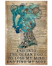 Poster Mermaid and into the ocean 24x36 Poster front