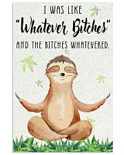 Poster Yoga whatever 24x36 Poster front