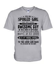September Spoiled Girl V-Neck T-Shirt thumbnail