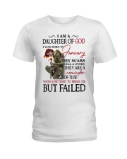 January daughter of god Ladies T-Shirt front