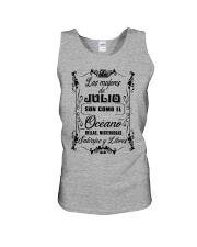 Julio oceano black Unisex Tank thumbnail