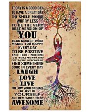 Poster Yoga to smile more 24x36 Poster front