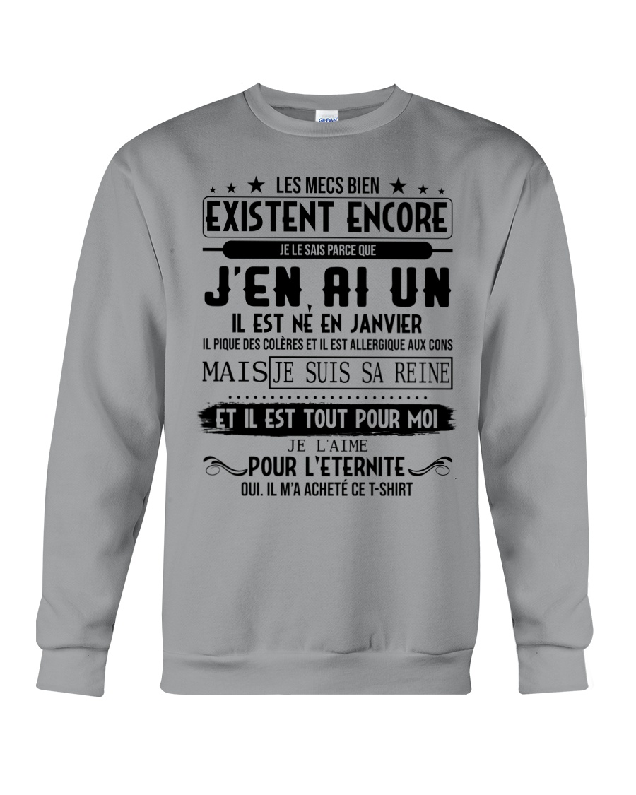 Janvier sa reine Crewneck Sweatshirt