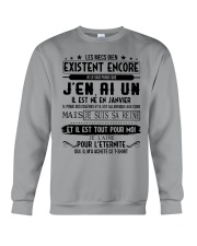 Janvier sa reine Crewneck Sweatshirt front