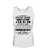 Janvier sa reine Unisex Tank thumbnail