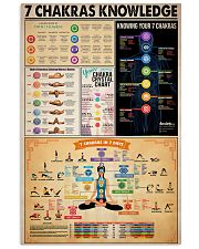 Poster Yoga 7 chakras 24x36 Poster front