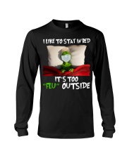 Christmas flu outside Long Sleeve Tee tile