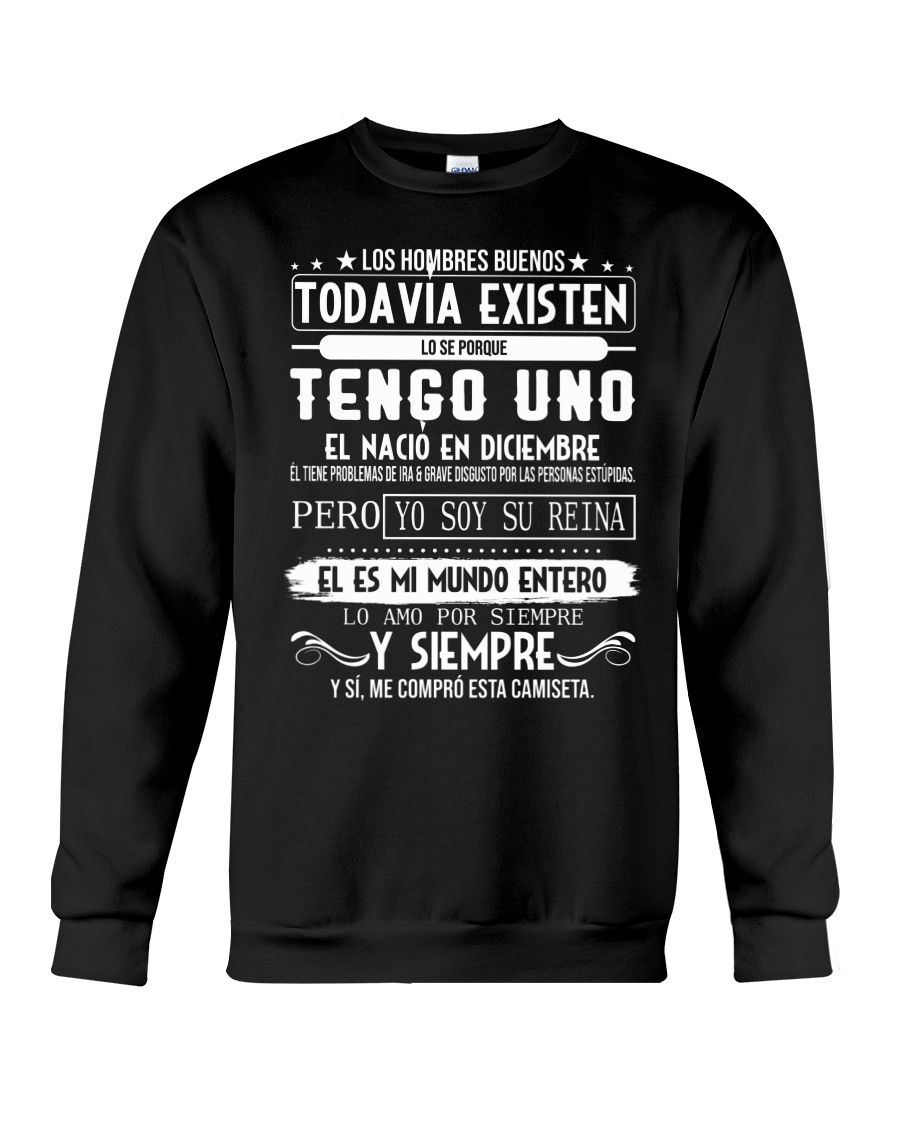 Diciembre tengo existen Crewneck Sweatshirt