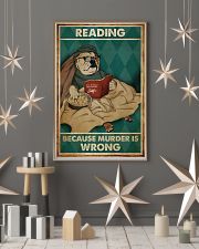 Poster Book dog reading beacause 24x36 Poster lifestyle-holiday-poster-1
