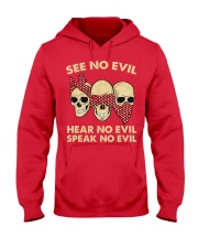 tattoo see no evil Hooded Sweatshirt tile