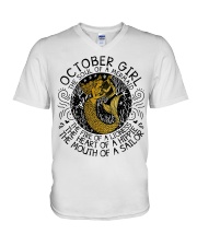 October girl the soul V-Neck T-Shirt thumbnail