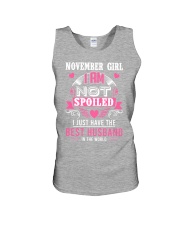 November girl best husband Unisex Tank thumbnail