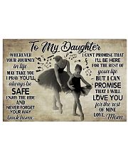 Poster Ballet to my daughter 36x24 Poster front