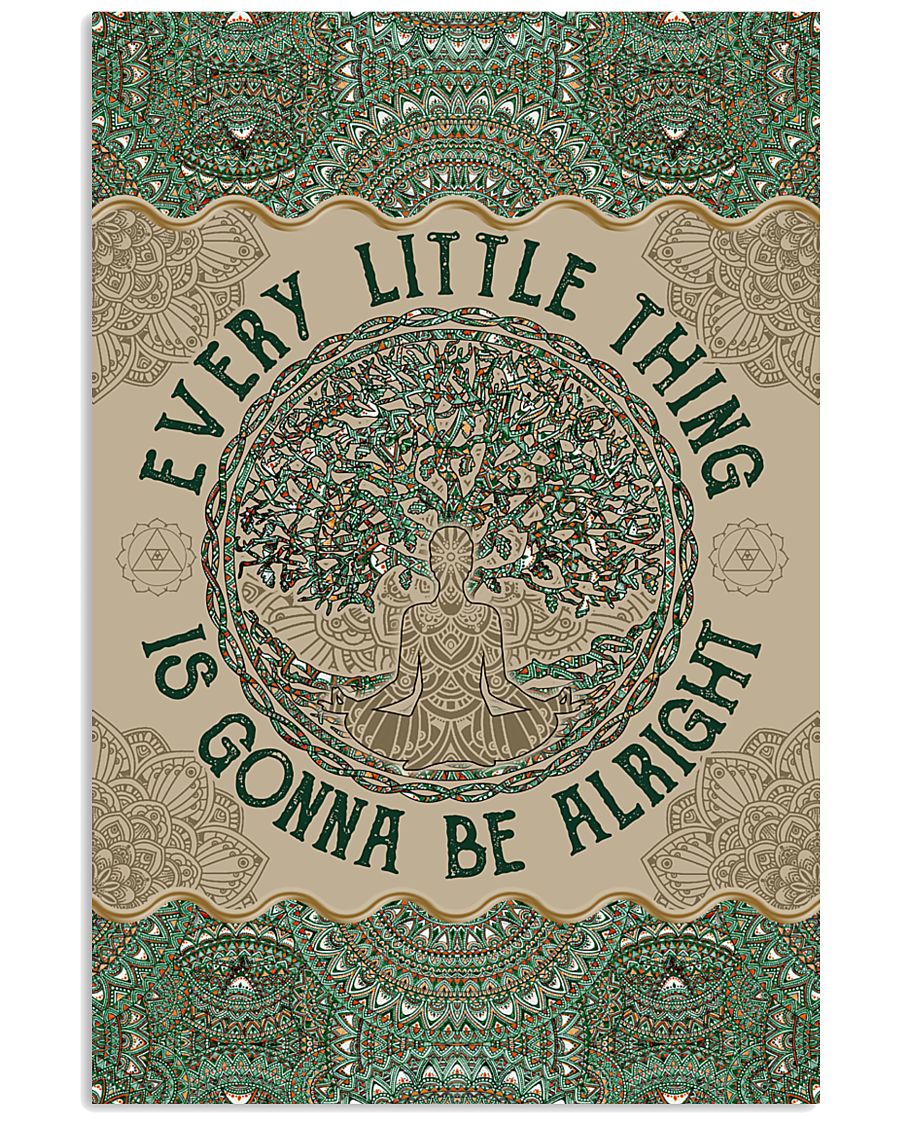 Poster Yoga gonna be alright 24x36 Poster