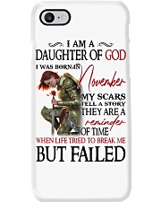 November daughter of god Phone Case tile