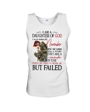 November daughter of god Unisex Tank tile