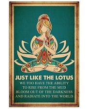 Poster Yoga lotus 24x36 Poster front