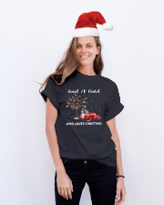 Just a girl Classic T-Shirt lifestyle-holiday-crewneck-front-1