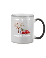 Just a girl Color Changing Mug tile