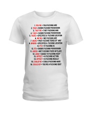 Grammar Fucking mug Ladies T-Shirt thumbnail