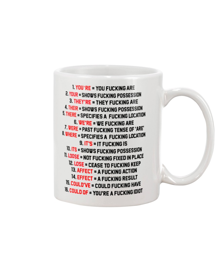 Grammar Fucking mug Mug