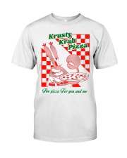 krusty krab pizza the pizza for you and me t-shirt Classic T-Shirt front