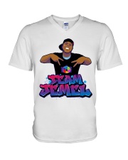 Team Jemel Graffiti V-Neck T-Shirt thumbnail