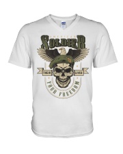 Their lives for your freedom V-Neck T-Shirt thumbnail