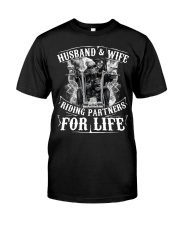 Husband And Wife Riding Partners For Life Premium Fit Mens Tee thumbnail