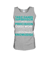 Table Games Supervisor Unisex Tank thumbnail