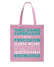 Table Games Supervisor Tote Bag thumbnail