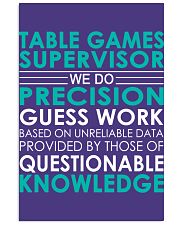 Table Games Supervisor 11x17 Poster thumbnail