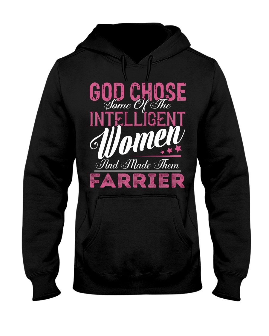 Farrier - Intelligent Women Job Title Hooded Sweatshirt