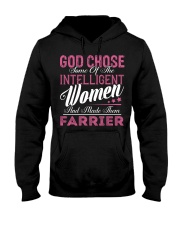 Farrier - Intelligent Women Job Title Hooded Sweatshirt front