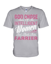 Farrier - Intelligent Women Job Title V-Neck T-Shirt thumbnail