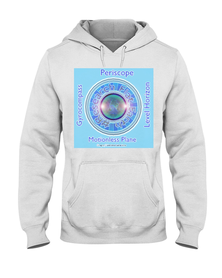 Flat Earth NYC Designs Hooded Sweatshirt