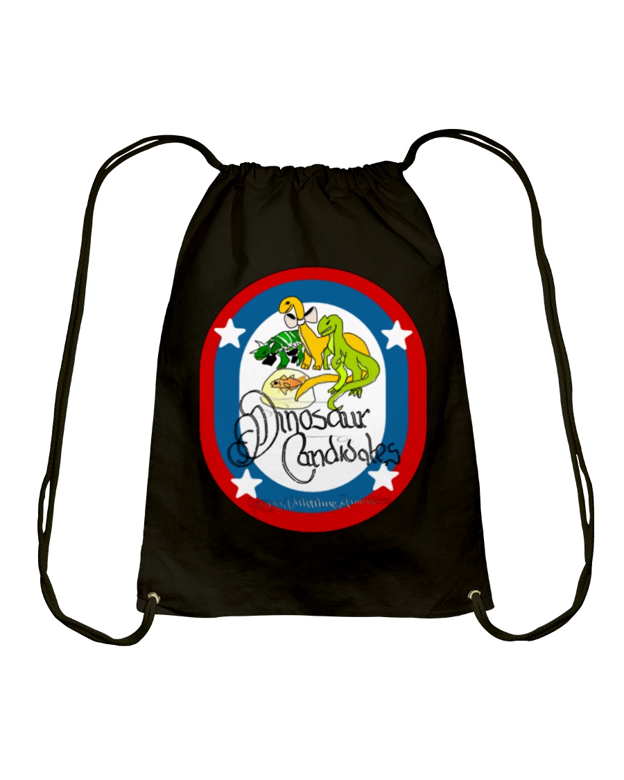 Ultimate Dinosaur Candidates merch store Drawstring Bag