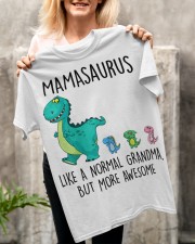 Mamasaurus Like Normal Grandma But More Awesome Classic T-Shirt apparel-classic-tshirt-lifestyle-front-117