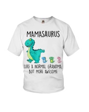 Mamasaurus Like Normal Grandma But More Awesome Youth T-Shirt tile