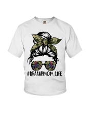 Braaapmom Life Girl Motorcycle Motocross Bike Youth T-Shirt tile