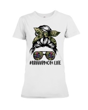 Braaapmom Life Girl Motorcycle Motocross Bike Premium Fit Ladies Tee tile