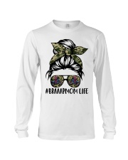 Braaapmom Life Girl Motorcycle Motocross Bike Long Sleeve Tee tile