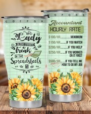 Lady In The Streets Freak In The Spreadsheets 30oz Cone Glitter Tumbler aos-glitter-tumbler-cone-shape-30oz-lifestyle-front-05
