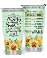 Lady In The Streets Freak In The Spreadsheets 30oz Cone Glitter Tumbler front