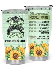 Accountant Life 30oz Cone Glitter Tumbler front