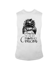 A Messy Bun Is A Crown Of A Mom Sleeveless Tee tile