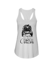 A Messy Bun Is A Crown Of A Mom Ladies Flowy Tank tile