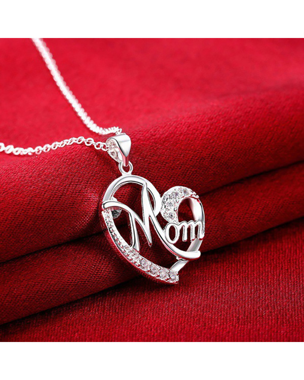 Mother's Day Necklace Fashion Mom Letter Love Necklace Charms Pendant Necklace The Best Gift For Mother template