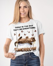 Cat Is Lazy Everyday Classic T-Shirt apparel-classic-tshirt-lifestyle-front-100