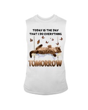 Cat Is Lazy Everyday Sleeveless Tee tile
